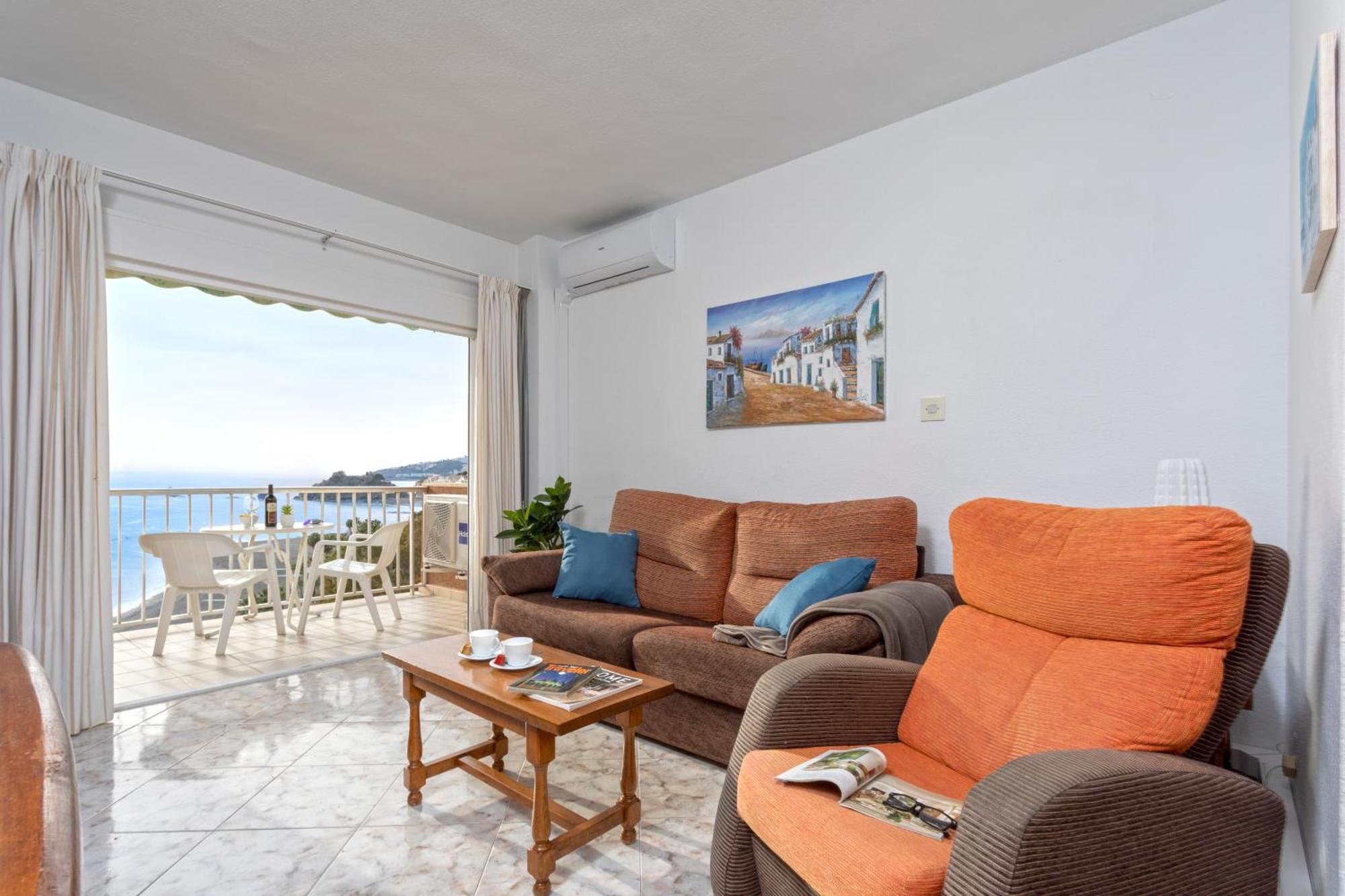 1003 - Seafront Apartment On El Paseo - Air Conditionning - Wi-Fi - Smart Tv Almuñécar Esterno foto